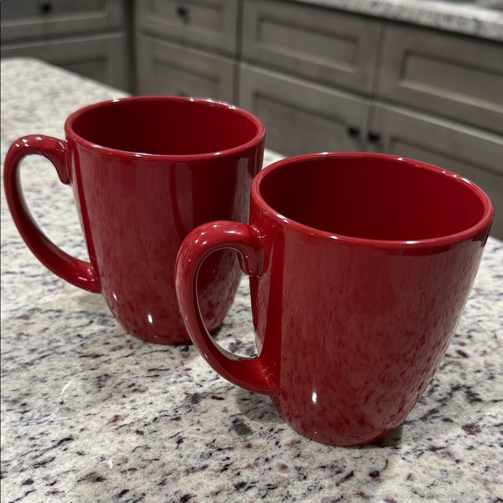 Corelle Coordinates Red Mug Set of 2.